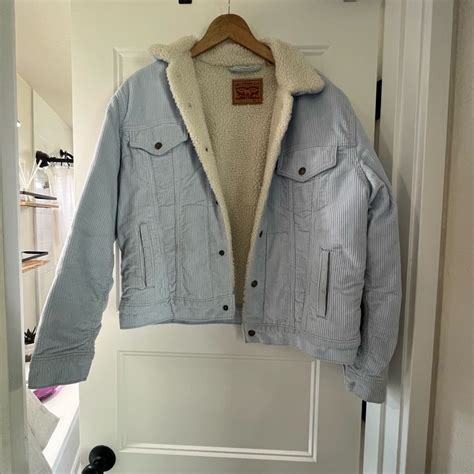 Light Blue Corduroy coat 